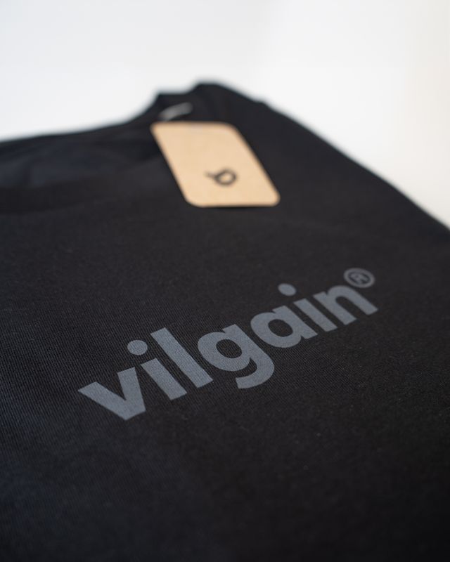 Vilgain Logotype Tee 2.0 S Černá Obrázek