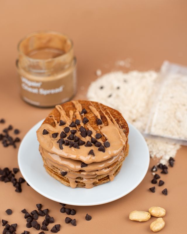 Vilgain Protein Pancake & Waffle Mix arašidové maslo a čokopecičky 420 g Obrázek
