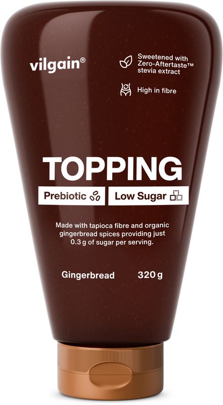 Vilgain Prebiotic Topping Low Sugar – perníček 320 g