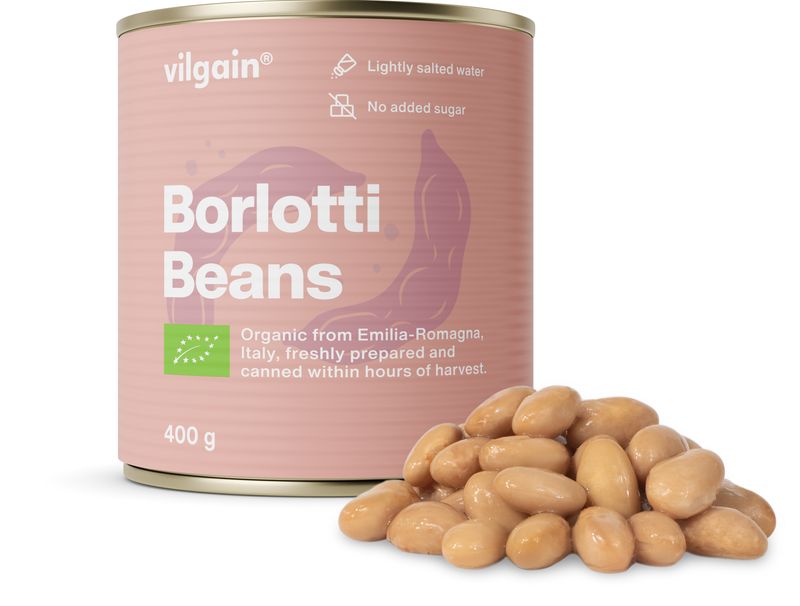 Levně Vilgain Fazole Borlotti BIO – 400 g