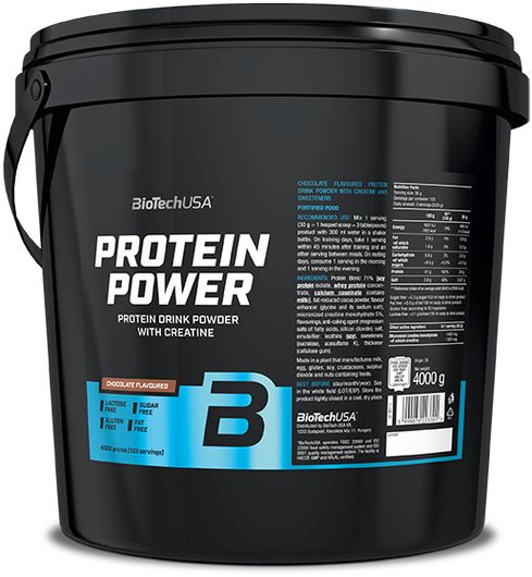 BioTech USA Protein Power – csokoládé 4000 g akciós termékkép 1