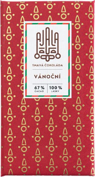 AJALA Tmavá čokoláda – vianočná 45 g