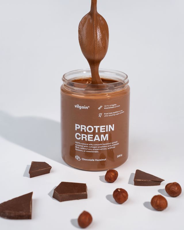 Vilgain Protein Cream – čokoláda s lieskovými orechmi 300 g Obrázek