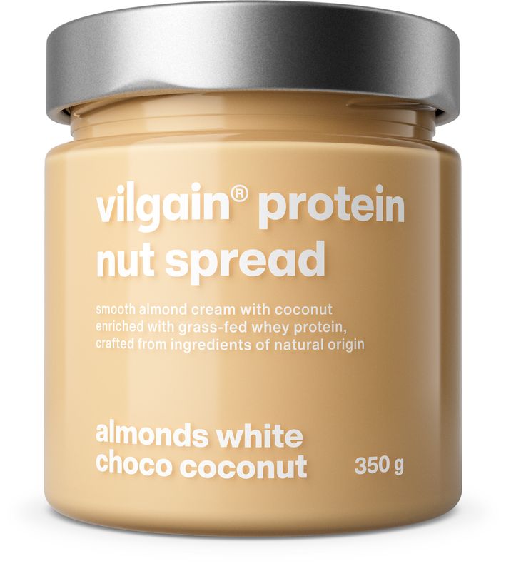 Vilgain Cheat Spread – mandle s bílou čokoládou a kokosem 350 g