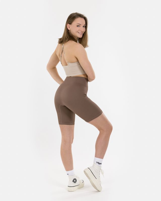 Vilgain Seamless Ribbed Biker Shorts XS/S dune Obrázek