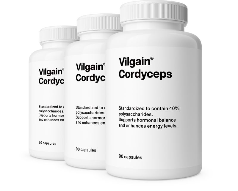 Vilgain Cordyceps – 3× 90 kapslí