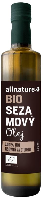 Allnature Sezamový olej BIO – 250 ml