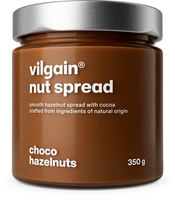 Vilgain Nut Spread – 3× lískové ořechy s čokoládou 350 g