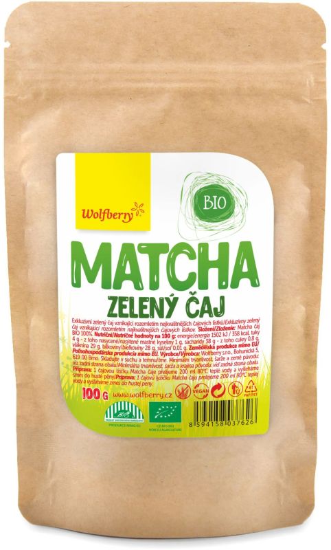 Wolfberry Matcha čaj BIO – 100 g