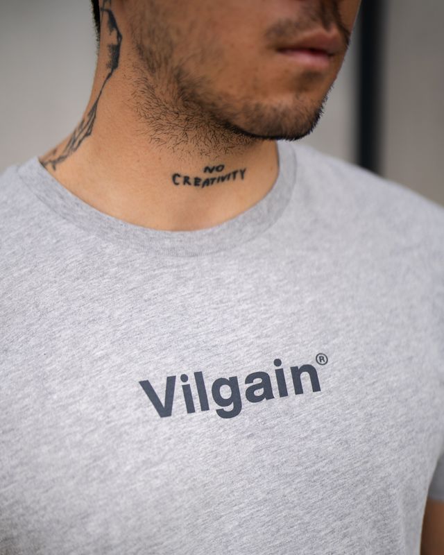 Vilgain Logotype T-shirt XS šedá Obrázek