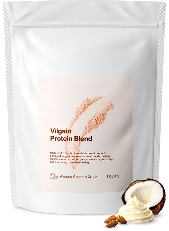 Vilgain Protein Blend mandlovo-kokosový krém 1000 g Obrázek