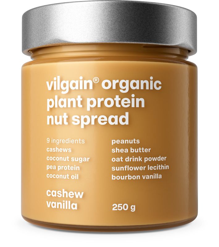 Levně Vilgain Plant Protein Nut Spread BIO – kešu a vanilka 250 g