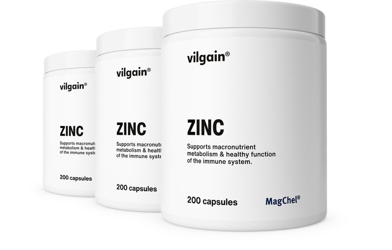 Vilgain Zinek – 3× 200 kapslí