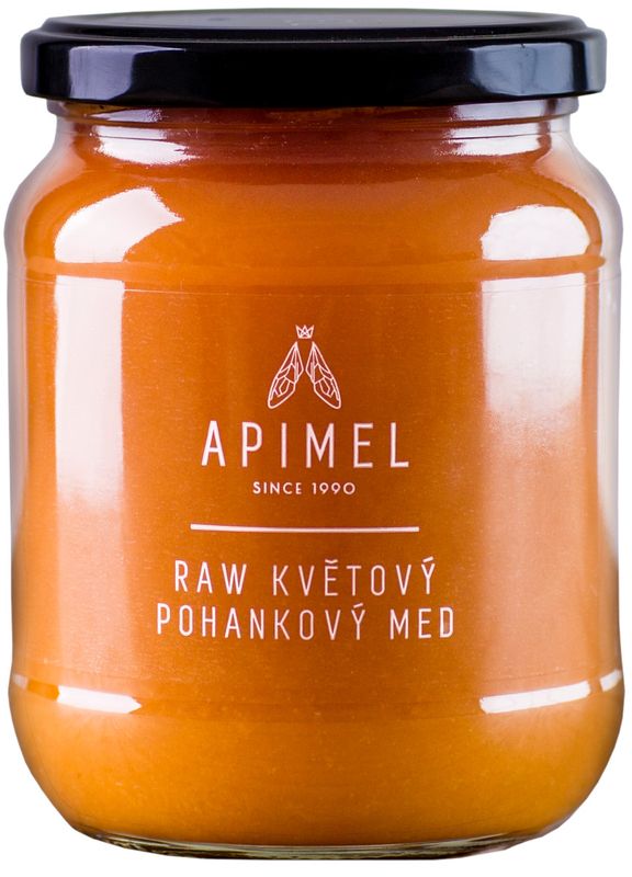 Apimel RAW Kvetový pohánkový med – 750 g