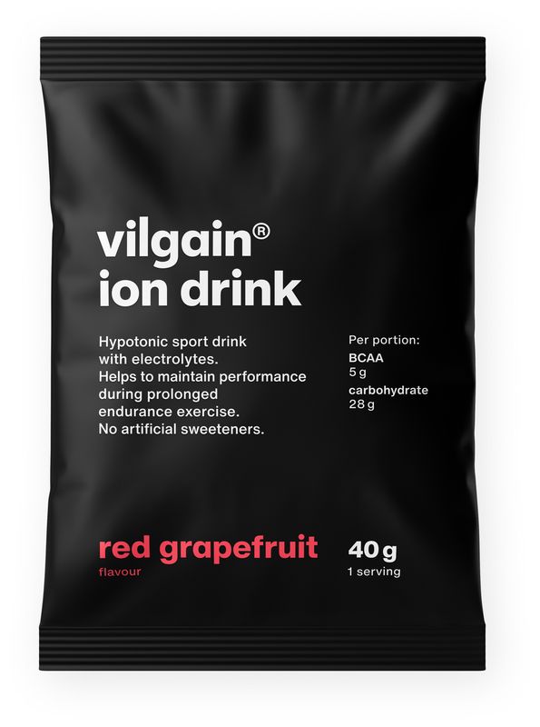 Vilgain Iónový nápoj – červený grep bez sladidiel 40 g