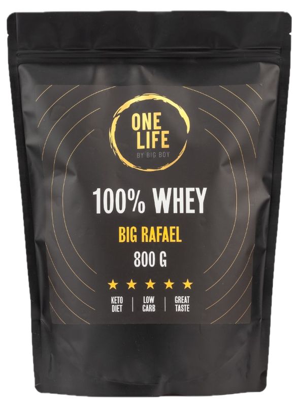 ONE LIFE 100 % Whey Protein BIG Rafael 800 g