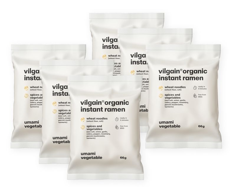 Vilgain Instantní nudlová polévka ramen BIO –  6× 66 g