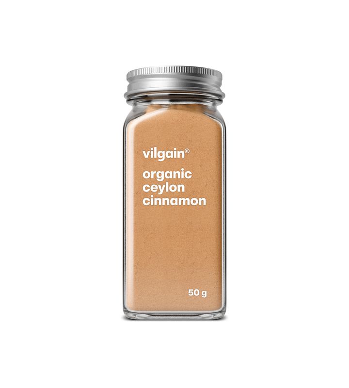 Vilgain Skořice cejlonská BIO – mletá 50 g (dóza)