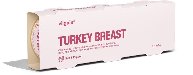 Vilgain Krůtí prsa – se solí a pepřem 300 g (3 x 100 g)