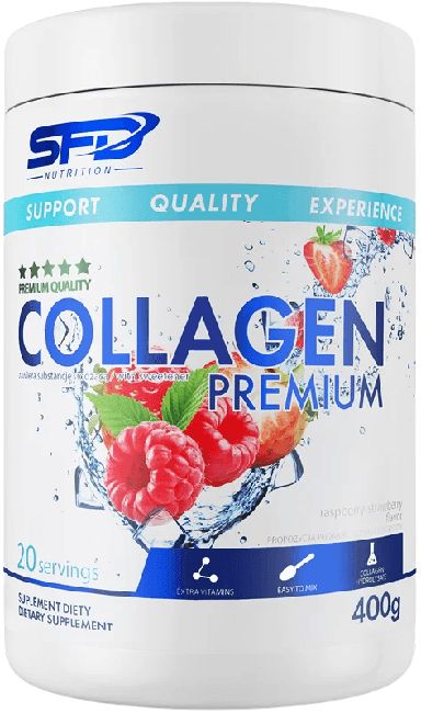 SFD Nutrition Collagen Premium – malina/jahoda 400 g