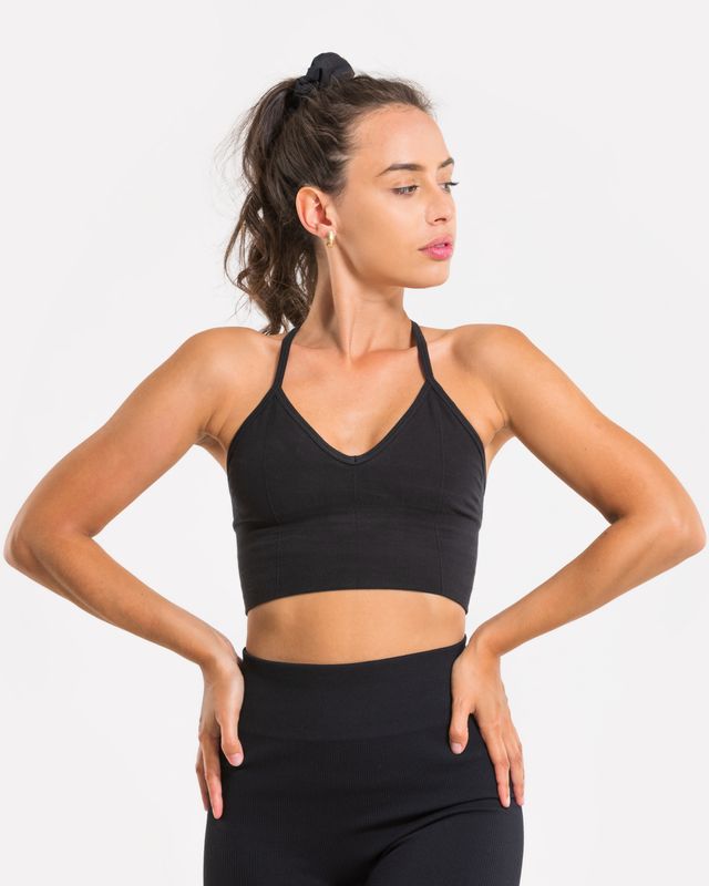 Vilgain Cotton Bralette L jet black Obrázek