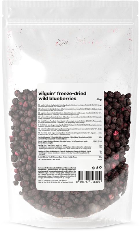 Vilgain Borůvky lesní lyofilizované 50 g Obrázek