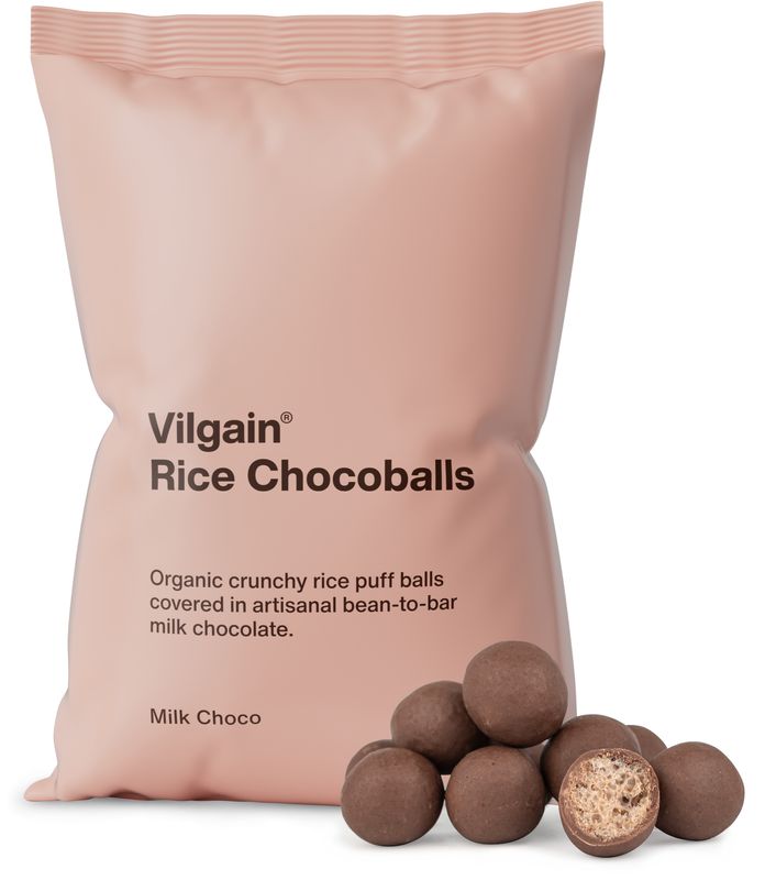 Vilgain Rice Chocoballs BIO mléčná čokoláda 50 g Obrázek