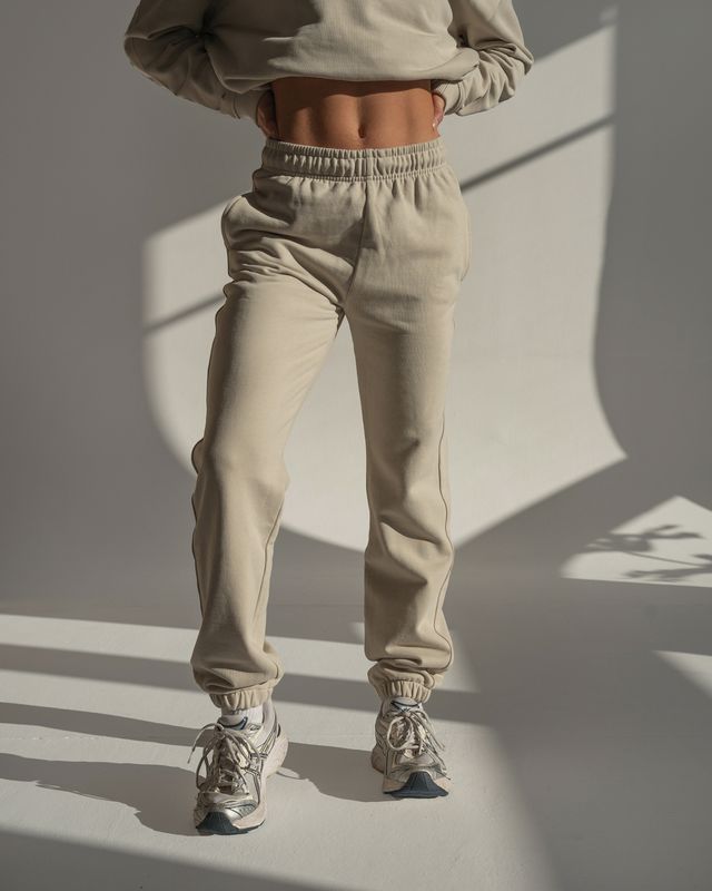 Vilgain Cotton Sweat Pants – M Stone Obrázek