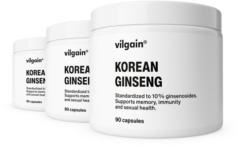 Vilgain Korejský ženšen – 3× 90 kapslí
