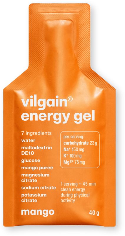 Vilgain Energy gel – mango 40 g
