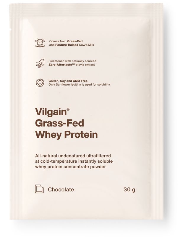 Vilgain Grass-Fed Whey Protein čokoláda 30 g Obrázek