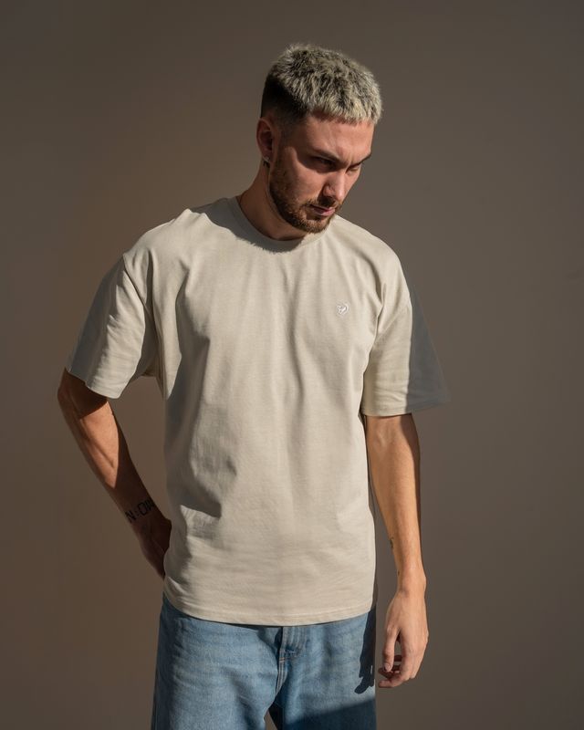 Vilgain Heavy Oversize Tee – M/L Stone Obrázek