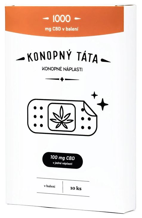 Konopný táta CBD náplasť – 1000 mg