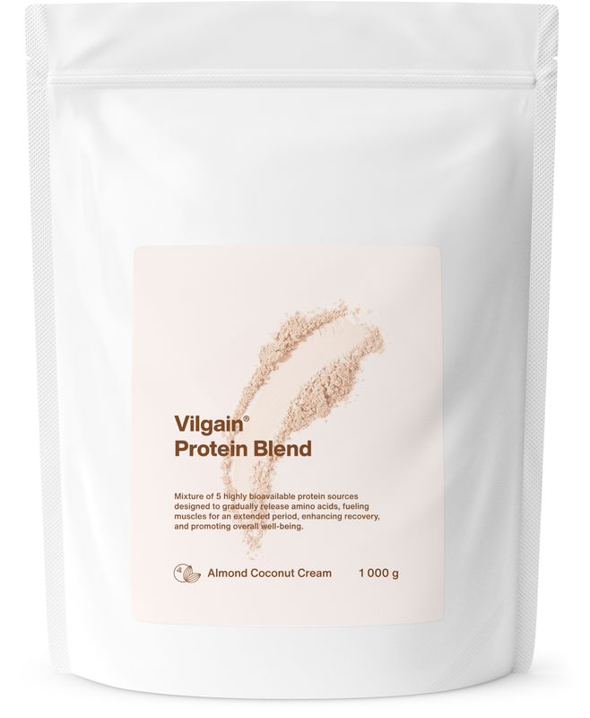 Vilgain Protein Blend mandlovo-kokosový krém 1000 g Obrázek