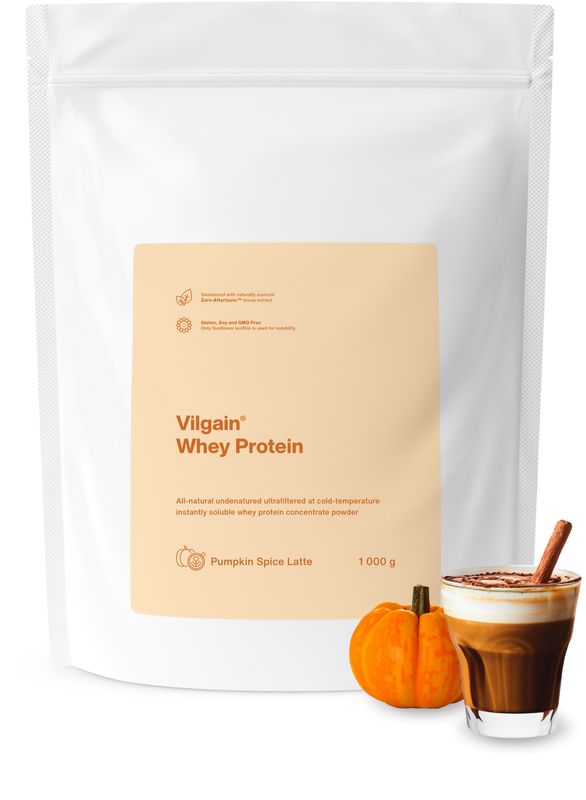 Vilgain Whey Protein Pumpkin Spice Latte 1000 g Obrázek