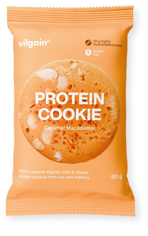 Vilgain Protein Cookie karamel s makadamovým oříškem 80 g