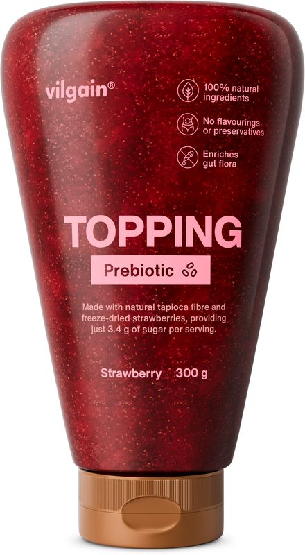 Vilgain Prebiotic Topping jahoda 300 g