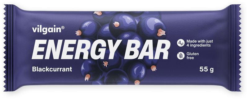 Vilgain Energy Bar černý rybíz 55 g