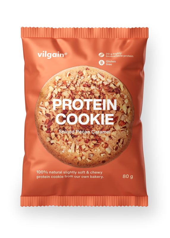 Vilgain Protein Cookie –  12× Spiced pecan caramel 80 g