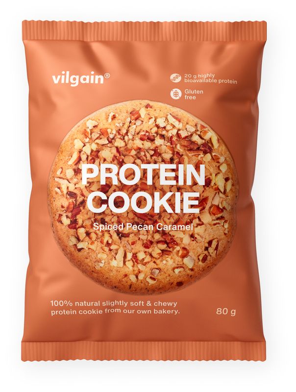 Vilgain Protein Cookie – Spiced pecan caramel 80 g