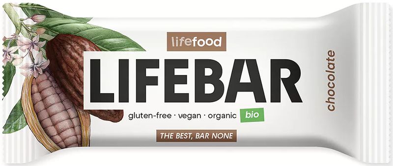 Lifefood Lifebar Raw BIO – čokoláda 40 g