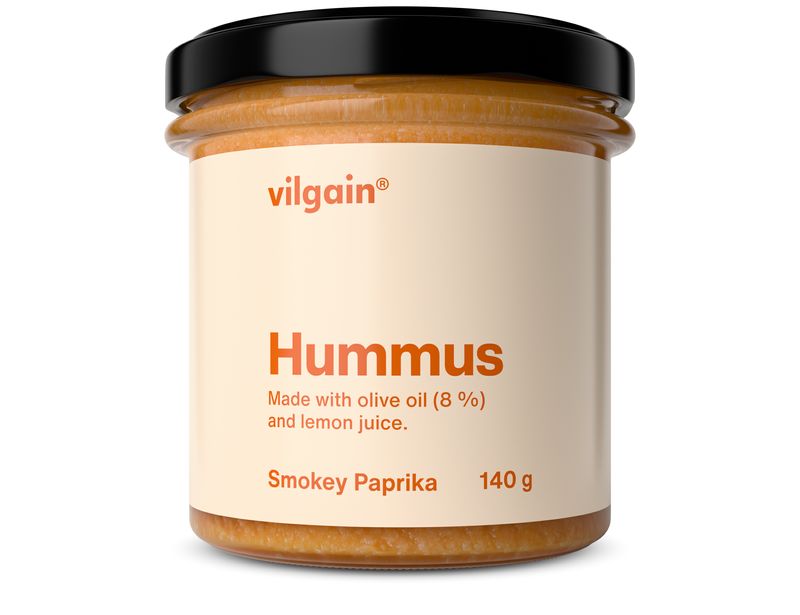 Vilgain Hummusz – füstölt paprika 140 g akciós termékkép 1