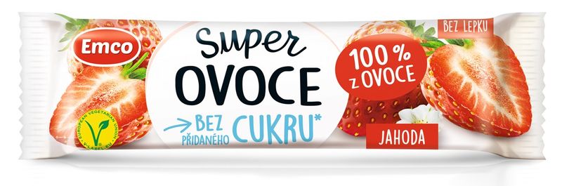 Emco Tyčinka 100% z ovocia – jahoda 30 g