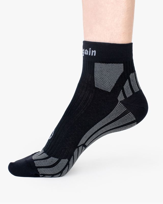 Vilgain Running Socks 40-41 1 ks black/grey Obrázek