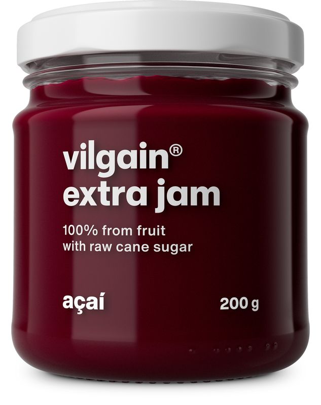 Vilgain Extra džem – Acai s třtinovým cukrem 200 g