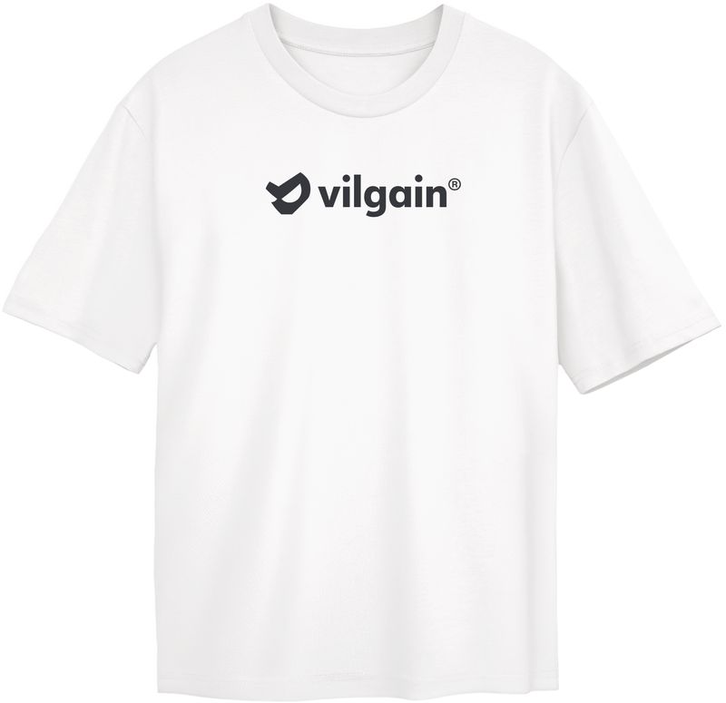 Vilgain Logo Tee M White