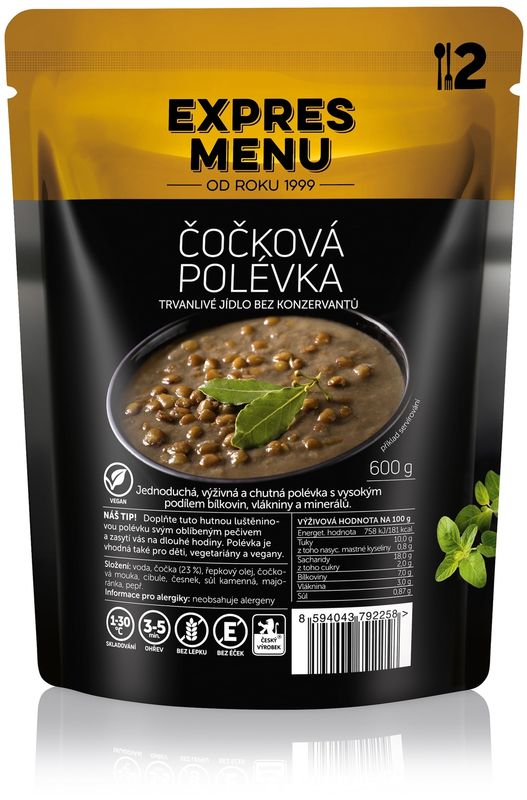 Levně Expres Menu Čočková polévka – 600 g