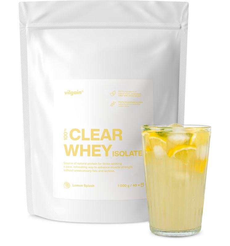 Vilgain Clear Whey Isolate lemon splash 1000 g Obrázek