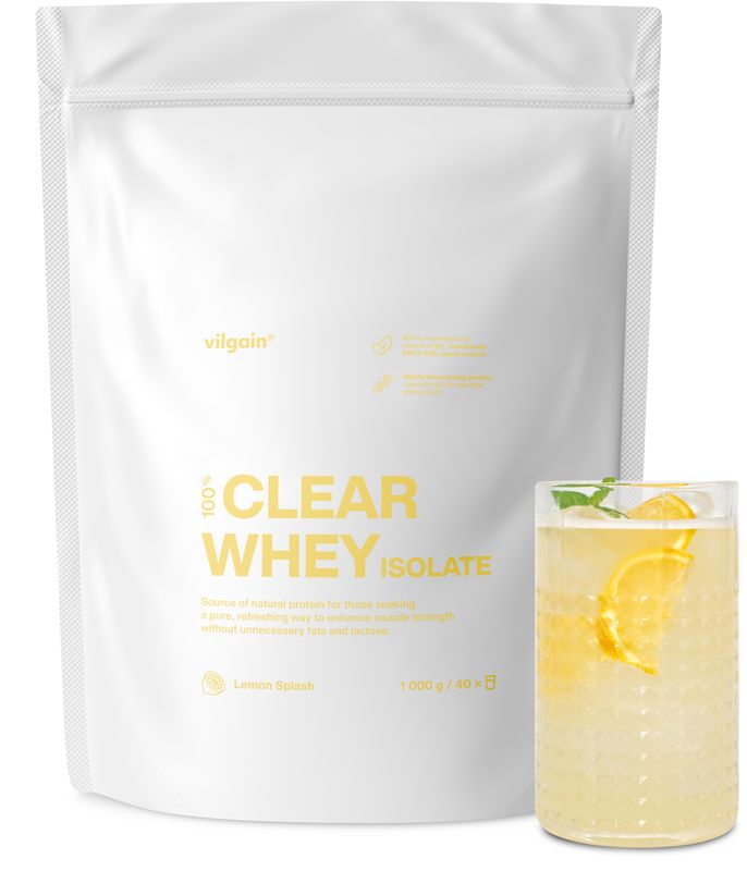 Vilgain Clear Whey Isolate lemon splash 1000 g Obrázek