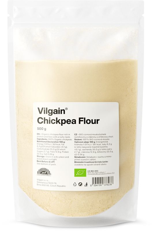 Vilgain Cizrnová mouka BIO 500 g Obrázek